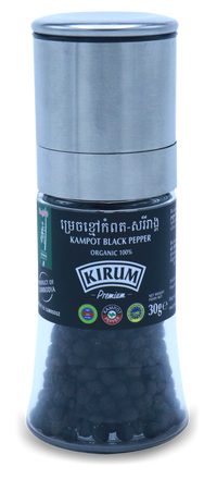 Kirum Kampot black pepper grinder, 30g