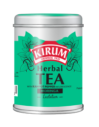 Kirum Herbal Tea Moringa tin, 50g, organic Kampot pepper inflorescence infusion