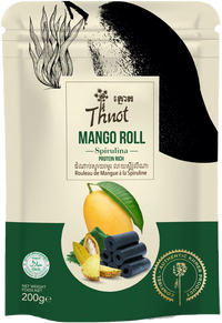 Mango roll - Spirulina - 70g (8 sachets)